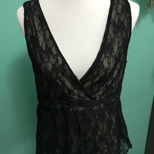 Axcess XL lace babydoll tank
